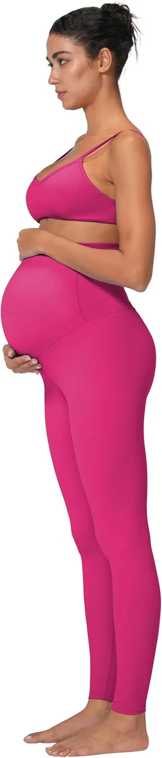 Sunzel Sunzfly Maternity Leggings for Women Over The Belly Buttery Soft Pregnancy Yoga Pants for Spring Summer Workout Lounge