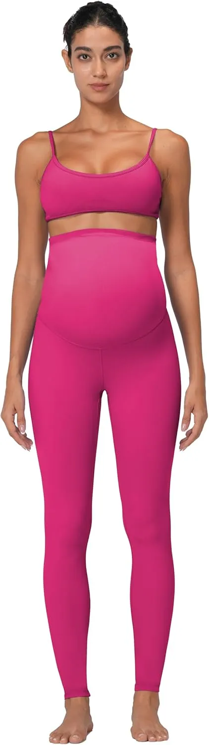 Sunzel Sunzfly Maternity Leggings for Women Over The Belly Buttery Soft Pregnancy Yoga Pants for Spring Summer Workout Lounge