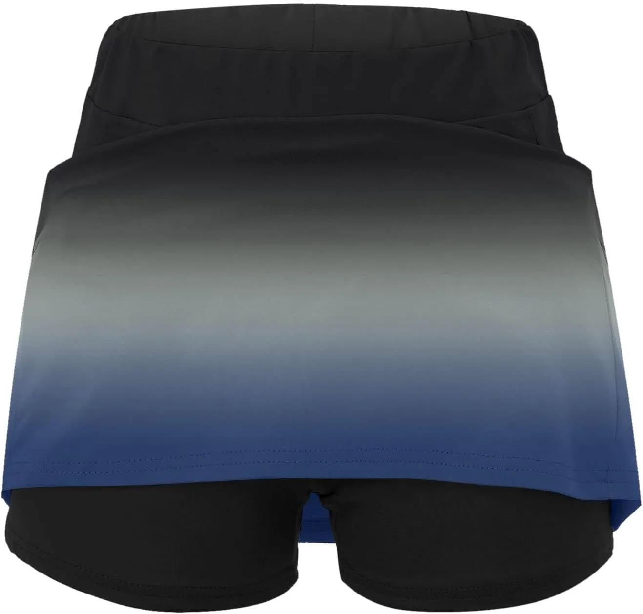 Tennis Skorts for Women with Pockets Casual Gradient Tummy Control Athletic Skirts with Shorts Summer Yoga Clothes