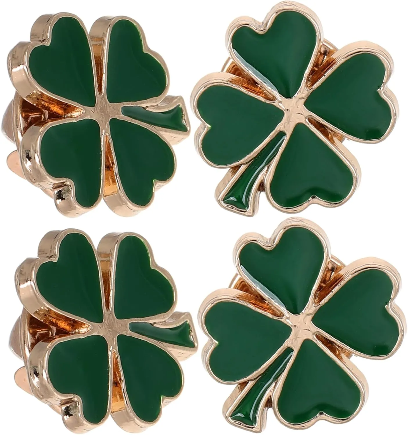 Totority Unique Irish Four Leaf Brooch Fashion Jewelry Pin for Women St Patrick's Day