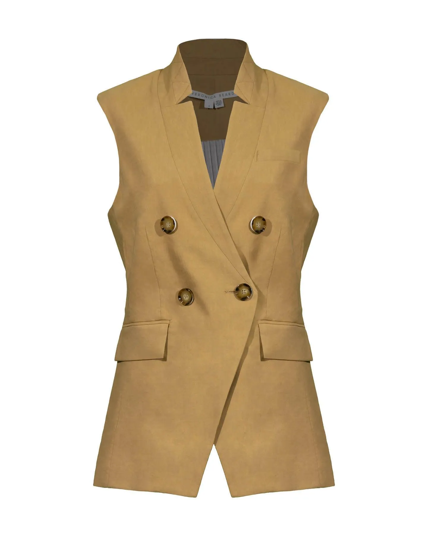 Veronica Beard Amika Linen Vest