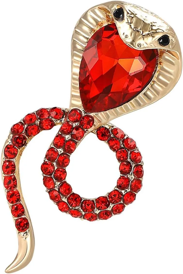 Vintage Brooch Pin with Rhinestones Sparkling Women Clothing Jewelry Party Dress and Suit Accessory