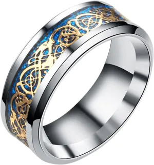 Wedding Band Set for Women,925 Sterling Silver Gemstone Inlaid Vintage Ring Cubic Zirconia Engagement Promise Rings for Her