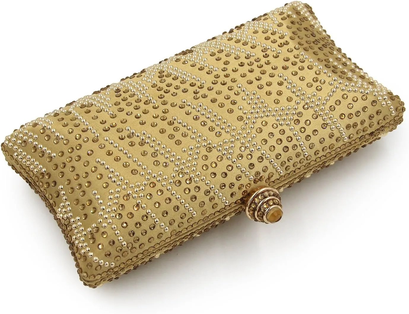 Women and Ladies Handbag Evening Clutch Bag Rhinestones Shoulder Bags for Prom Wedding Party