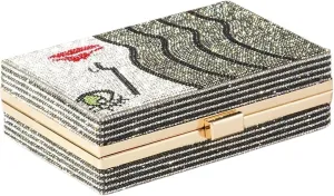 Women Box Bag Clutch Bag With Diamonds Design Evening Bag Mini Purse For Wedding Party Prom