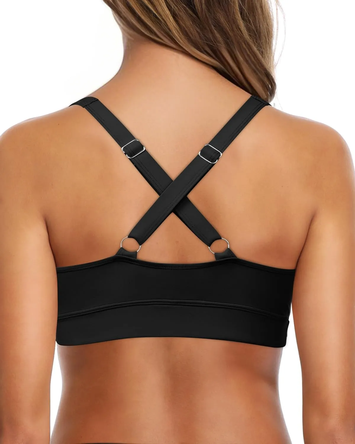 Women Underwire Bikini Top Only - Push Up Swimsuit Top Large Bust Bathing Suit Tops 2025 Supportive Swim Tops