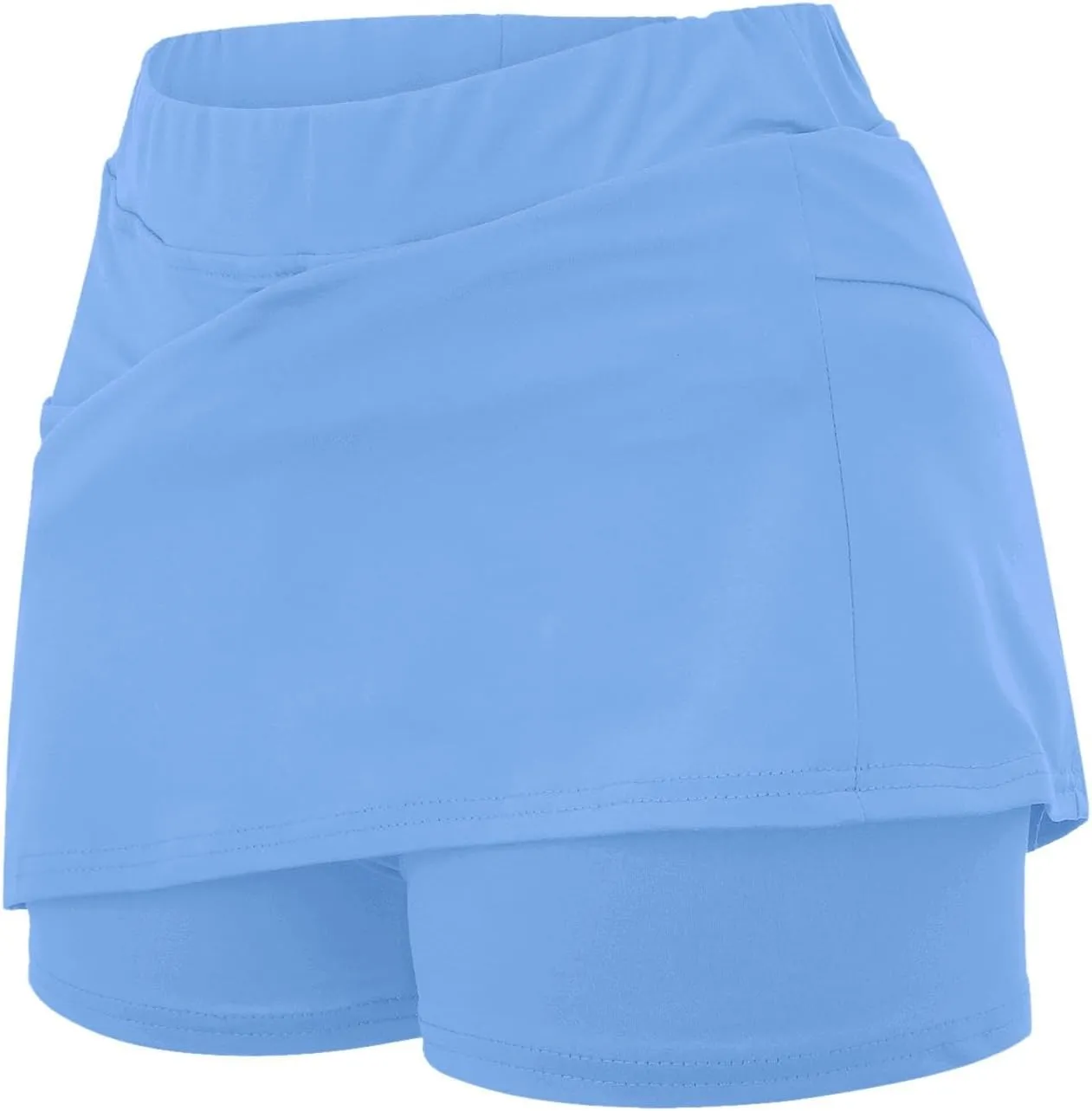 Women's Active Skort Pockets Skirt Running Tennis Golf Workout Sports Athletic Workout Casual Summer S-5XL