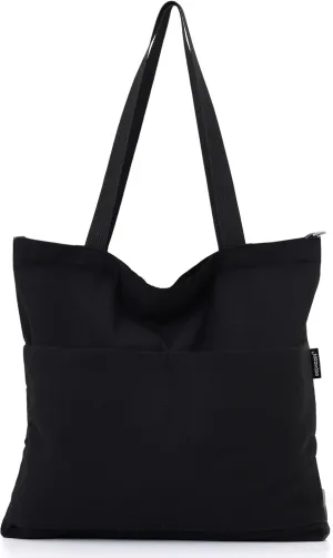 Women's Canvas Bag, Aesthetic Handbags with Zipper Travel Shoulder Bags Shopping Handbags with Inner Pockets