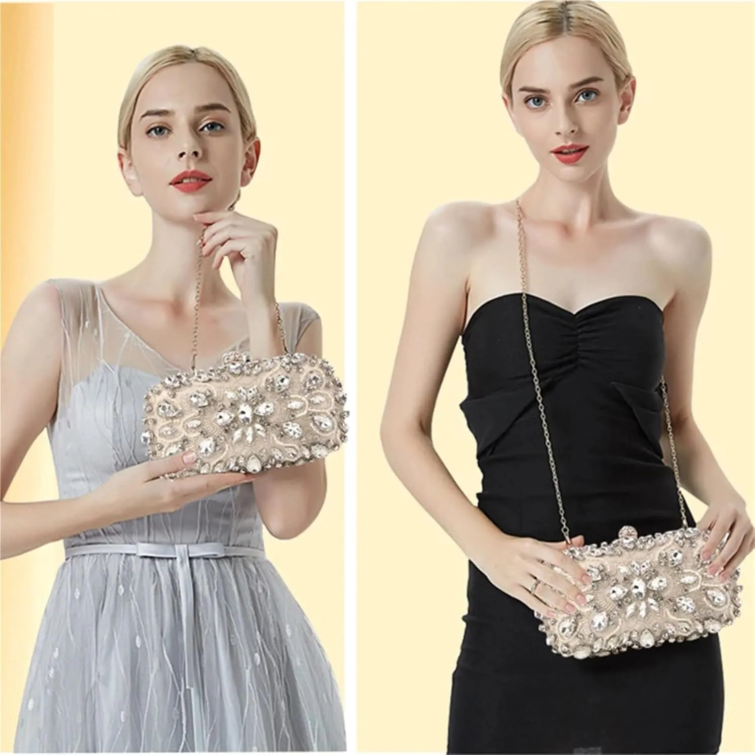 Women's Evening Clutch Bag Party Purse Wedding Clutches For Bridal For Walks