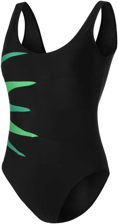 Womens Plus Size One Piece Swimsuit Vintage Trending Modest Bathing Suits Cute Full Coverage Swimsuits