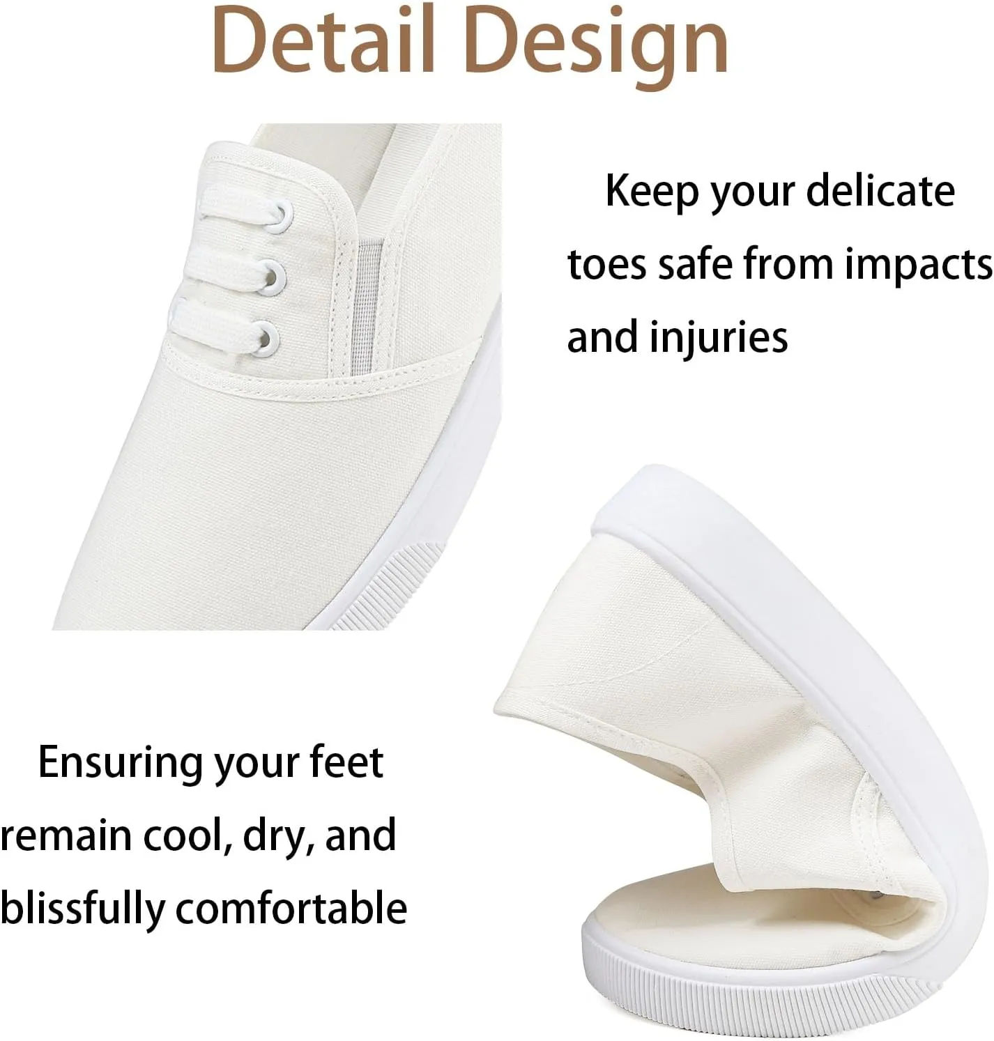 Womens White Canvas Sneakers Lightweight Lace Up Fashion Comfortable Canvas Shoes Low Top Slip On Casual Tennis Walking Shoes Women Footwear